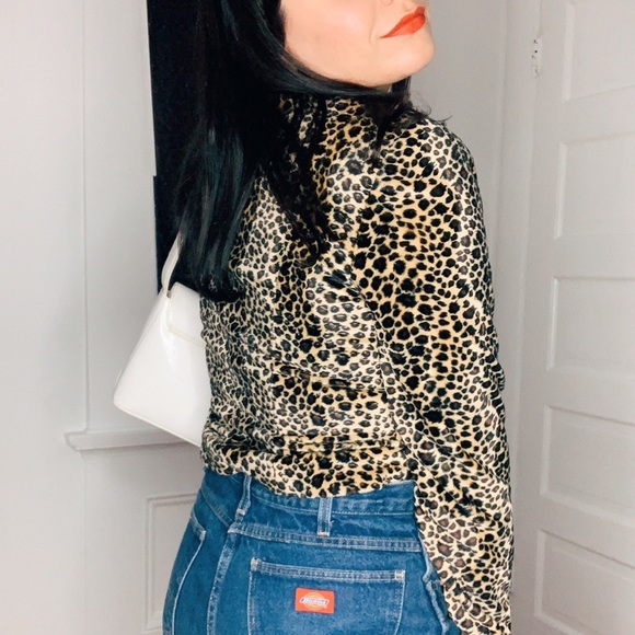 Vintage Leopard Print Zipper Jacket - Picture 3 of 4